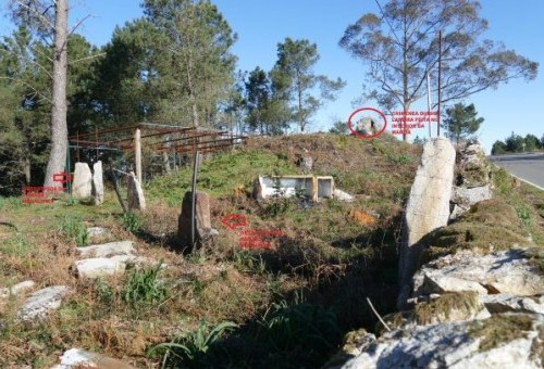 Convierten una mámoa o túmulo en una churrasquería